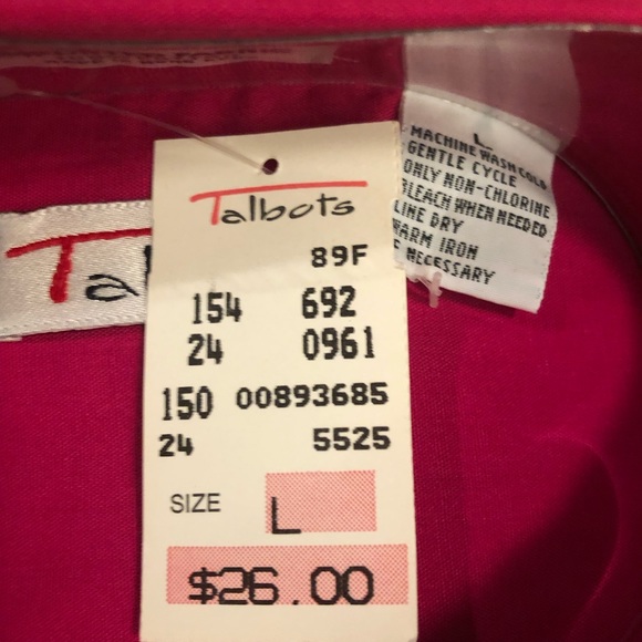 Talbots short sleeve button down. Vintage in packaging. - Picture 7 of 7